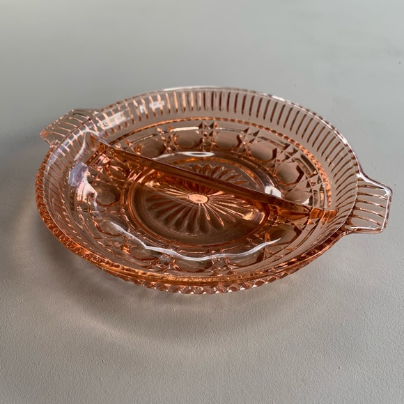 Pink Glass Tray - Picture 2 of 5